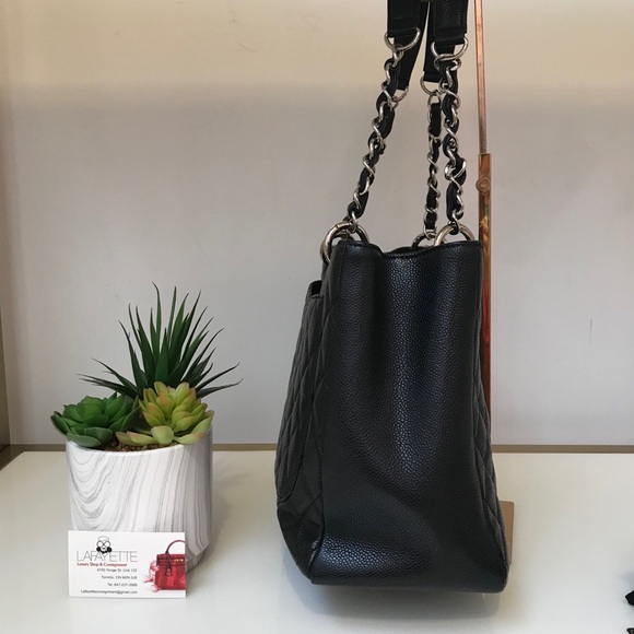 Authentic Chan GST Black Silver Hardware - Picture 3 of 8